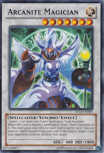 Arcanite Magician (Blue) [DL14-EN009] Rare - POKÉ JEUX