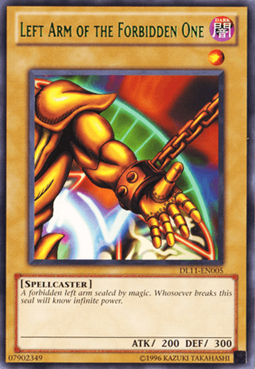 Left Arm of the Forbidden One (Green) [DL11-EN005] Rare - POKÉ JEUX