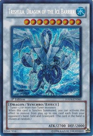 Trishula, Dragon of the Ice Barrier [HA04-EN060] Secret Rare - POKÉ JEUX