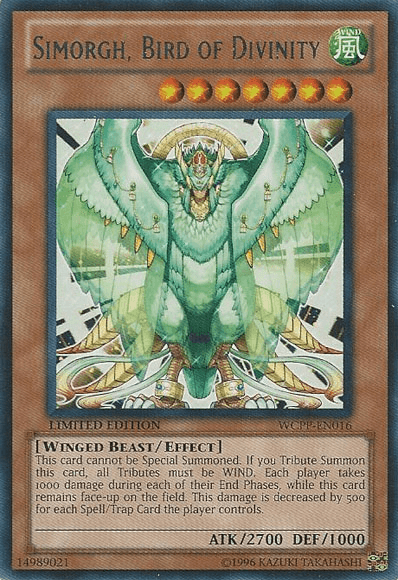 Simorgh, Bird of Divinity [WCPP-EN016] Rare - POKÉ JEUX