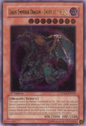 Chaos Emperor Dragon - Envoy of the End [DPKB-EN016] Ultimate Rare - POKÉ JEUX