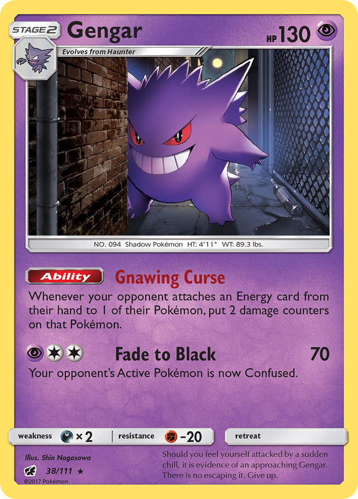 Gengar (38/111) [Sun & Moon: Crimson Invasion]