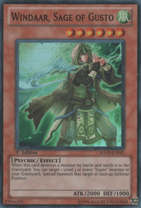 Windaar, Sage of Gusto [HA05-EN042] Super Rare - POKÉ JEUX