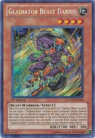 Gladiator Beast Darius [LCGX-EN244] Secret Rare - POKÉ JEUX