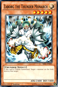 Zaborg the Thunder Monarch [SR01-EN005] Common - POKÉ JEUX