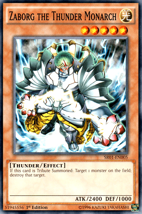 Zaborg the Thunder Monarch [SR01-EN005] Common - POKÉ JEUX