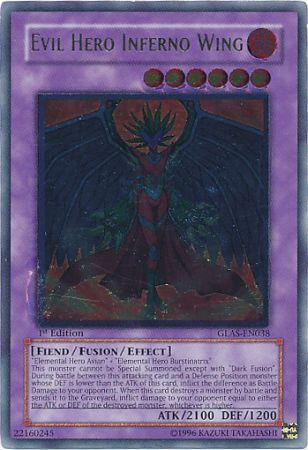 Evil Hero Inferno Wing [GLAS-EN038] Ultimate Rare - POKÉ JEUX