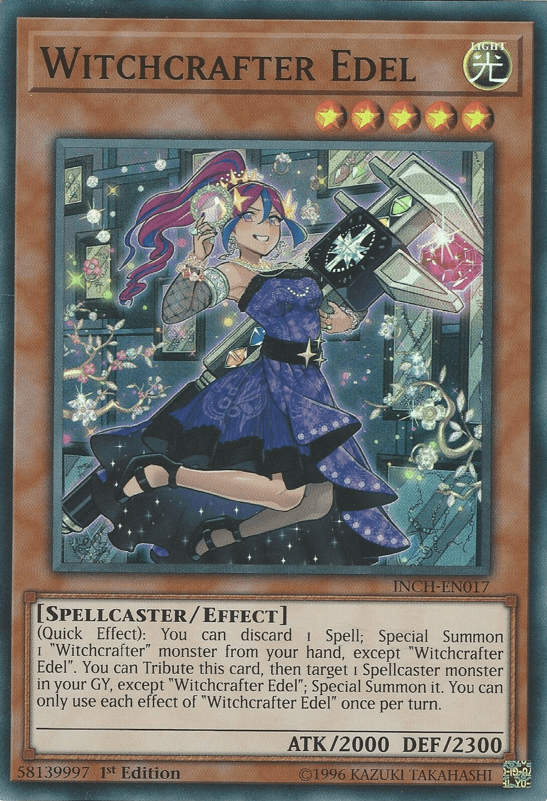 Witchcrafter Edel [INCH-EN017] Super Rare - POKÉ JEUX