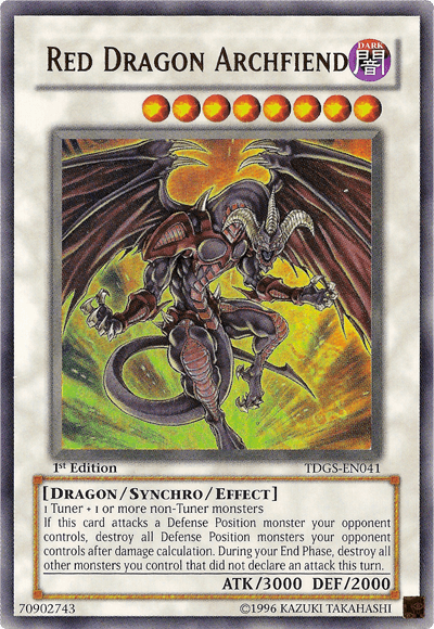 Red Dragon Archfiend [TDGS-EN041] Ultra Rare - POKÉ JEUX