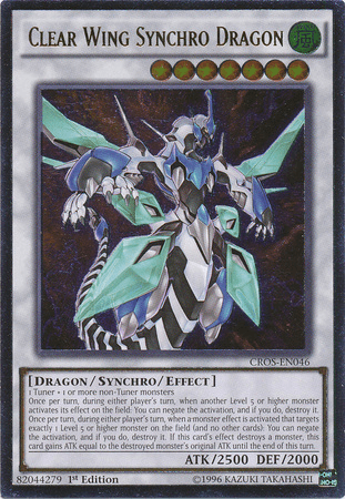 Clear Wing Synchro Dragon (UTR) [CROS-EN046] Ultimate Rare - POKÉ JEUX