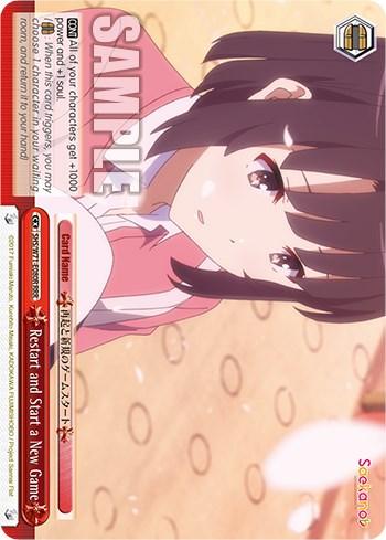 Restart and Start a New Game [Saekano How to Raise a Boring Girlfriend. flat] - POKÉ JEUX