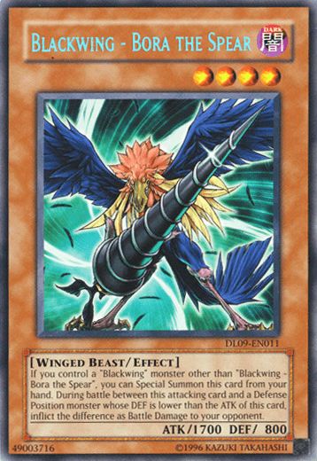 Blackwing - Bora the Spear (Blue) [DL09-EN011] Rare - POKÉ JEUX