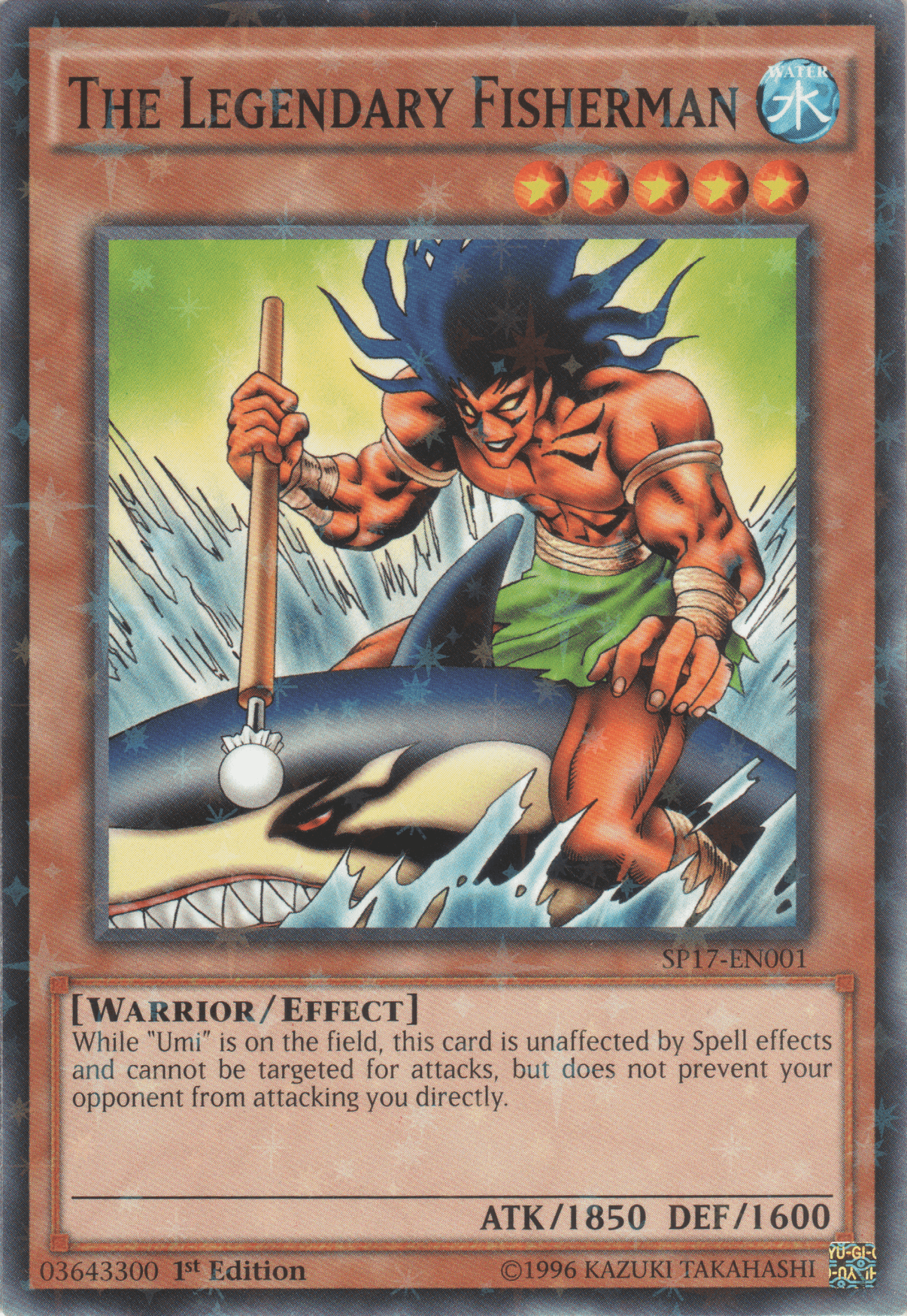 The Legendary Fisherman [SP17-EN001] Starfoil Rare - POKÉ JEUX