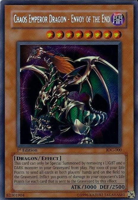 Chaos Emperor Dragon - Envoy of the End [IOC-000] Secret Rare - POKÉ JEUX