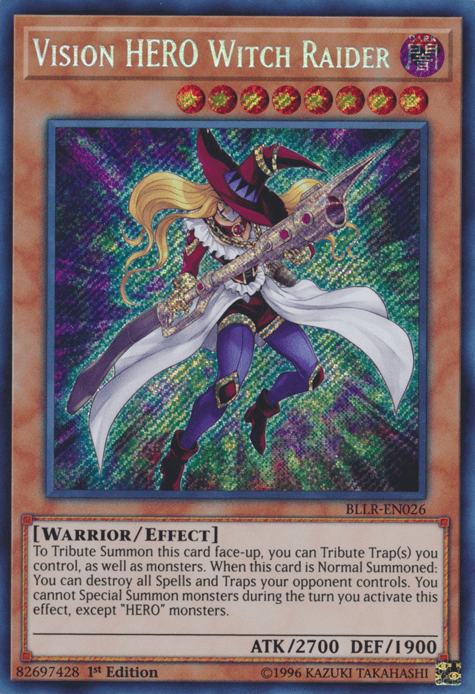 Vision Hero Witch Raider [BLLR-EN026] Secret Rare - POKÉ JEUX