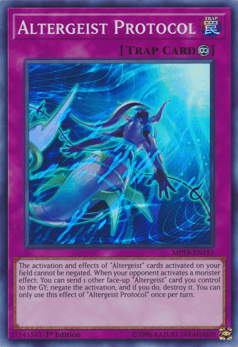 Altergeist Protocol [MP18-EN151] Super Rare - POKÉ JEUX