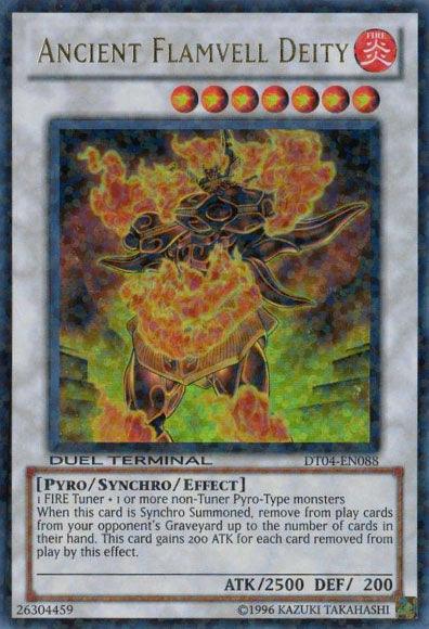 Ancient Flamvell Deity [DT04-EN088] Ultra Rare - POKÉ JEUX