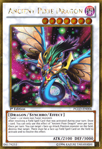 Ancient Pixie Dragon [PGLD-EN006] Gold Secret Rare - POKÉ JEUX