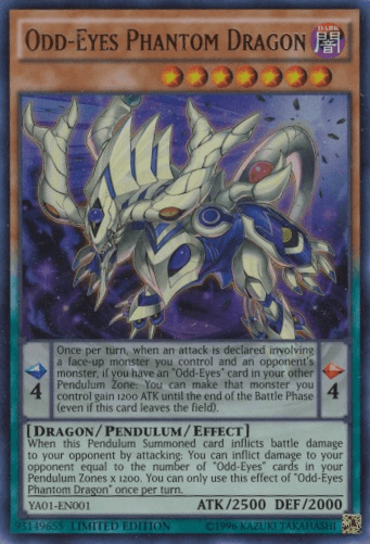 Odd-Eyes Phantom Dragon [YA01-EN001] Ultra Rare - POKÉ JEUX