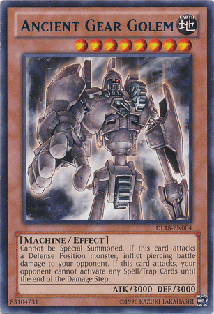 Ancient Gear Golem (Blue) [DL18-EN004] Rare - POKÉ JEUX