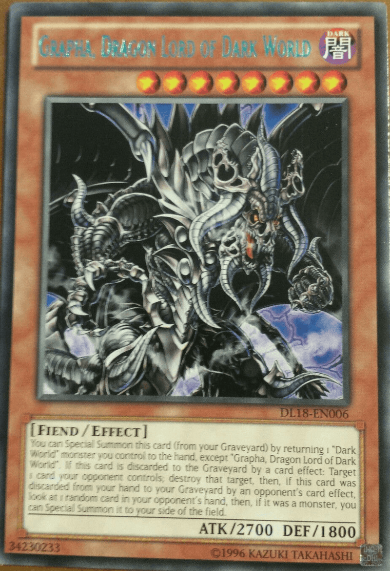 Grapha, Dragon Lord of Dark World (Green) [DL18-EN006] Rare - POKÉ JEUX