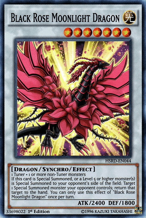 Black Rose Moonlight Dragon [HSRD-EN044] Super Rare - POKÉ JEUX