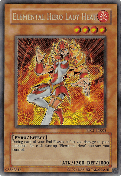 Elemental Hero Lady Heat [PP02-EN008] Secret Rare - POKÉ JEUX