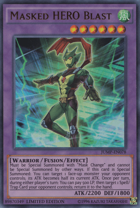 Masked HERO Blast [JUMP-EN078] Ultra Rare - POKÉ JEUX