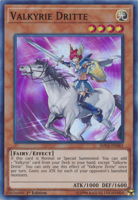 Valkyrie Dritte [SHVA-EN001] Super Rare - POKÉ JEUX