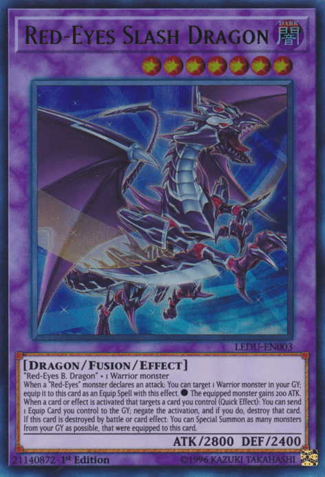 Red-Eyes Slash Dragon [LEDU-EN003] Ultra Rare - POKÉ JEUX