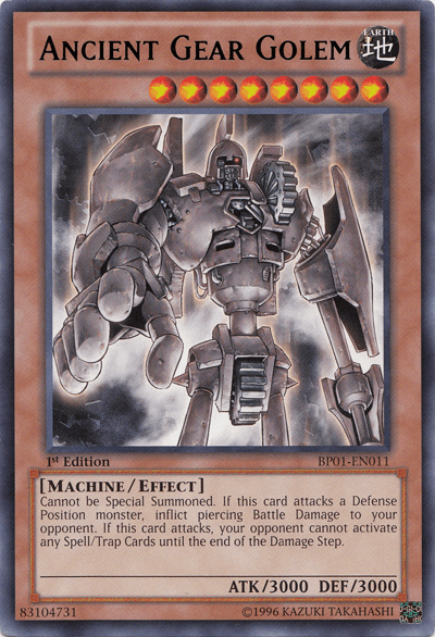 Ancient Gear Golem [BP01-EN011] Rare - POKÉ JEUX