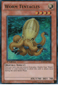 Worm Tentacles [HA03-EN023] Super Rare - POKÉ JEUX