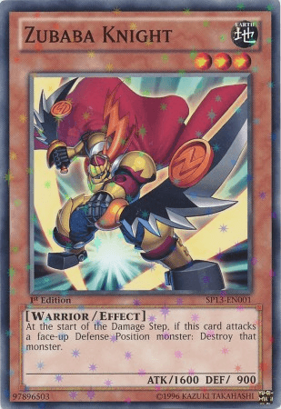 Zubaba Knight [SP13-EN001] Starfoil Rare - POKÉ JEUX