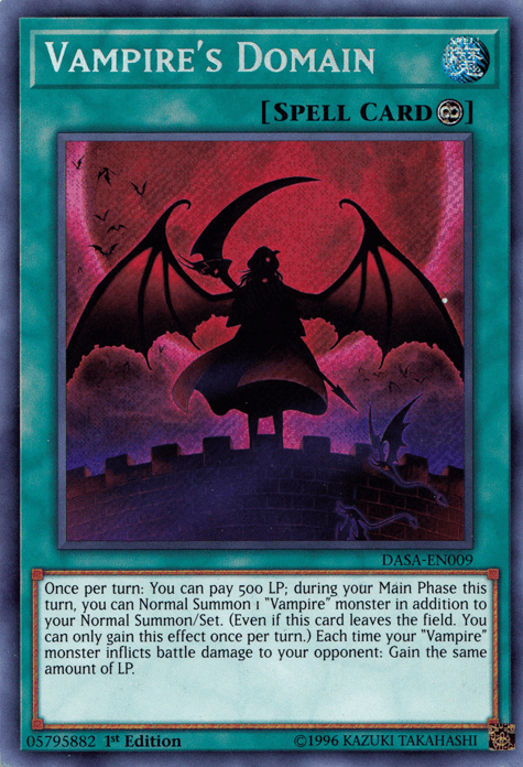 Vampire's Domain [DASA-EN009] Secret Rare - POKÉ JEUX