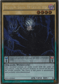 Vector Pendulum, the Dracoverlord [PGL3-EN041] Gold Rare - POKÉ JEUX