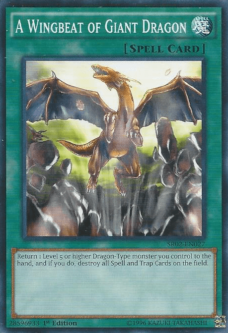 A Wingbeat of Giant Dragon [SR02-EN027] Common - POKÉ JEUX