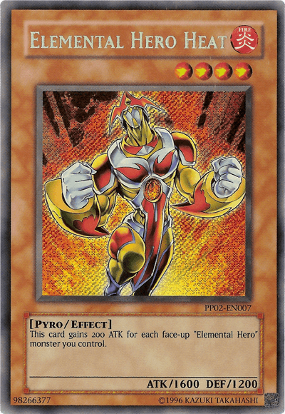 Elemental HERO Heat [PP02-EN007] Secret Rare - POKÉ JEUX