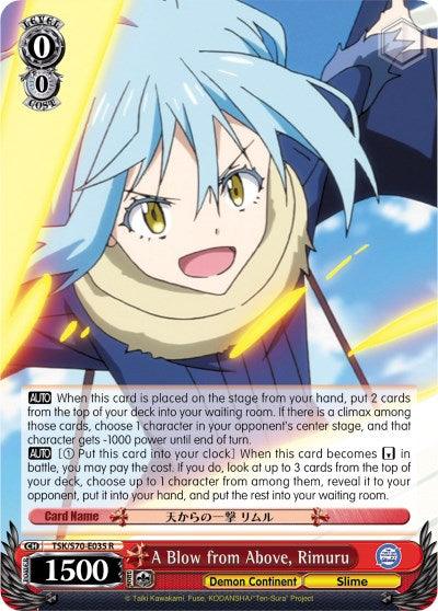 A Blow from Above, Rimuru (TSK/S70-E035 R) [That Time I Got Reincarnated as a Slime] - POKÉ JEUX