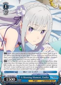 A Morning Moment, Emilia (RZ/S46-E087 C) [Re:ZERO] - POKÉ JEUX