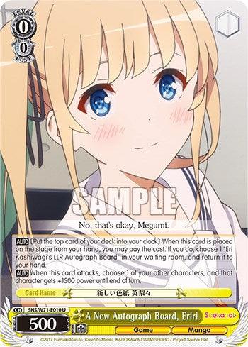 A New Autograph Board, Eriri [Saekano How to Raise a Boring Girlfriend. flat] - POKÉ JEUX