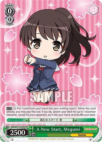 A New Start, Megumi (Foil) [Saekano How to Raise a Boring Girlfriend. flat] - POKÉ JEUX