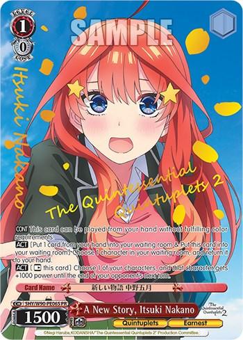 A New Story, Itsuki Nakano (5HY/W90-PE06S PR) [The Quintessential Quintuplets 2] - POKÉ JEUX