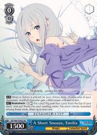 A Short Snooze, Emilia (RZ/S46-TE42S SR) [Re:ZERO] - POKÉ JEUX