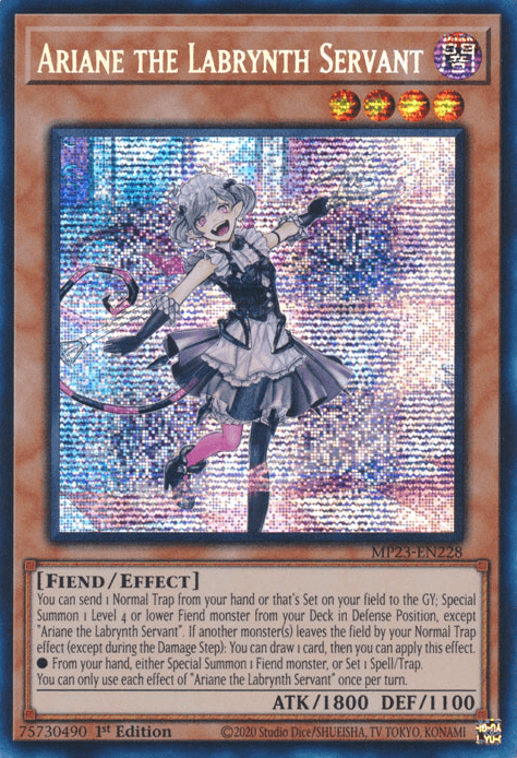 Ariane the Labrynth Servant [MP23-EN228] Prismatic Secret Rare - POKÉ JEUX