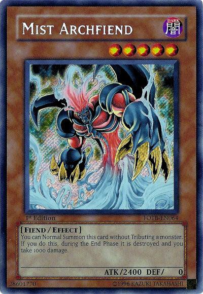 Mist Archfiend [FOTB-EN064] Secret Rare - POKÉ JEUX