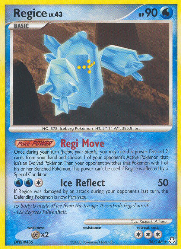 Regice (36/146) [Diamond & Pearl: Legends Awakened]