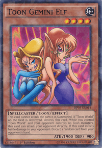 Toon Gemini Elf [BP03-EN014] Shatterfoil Rare - POKÉ JEUX