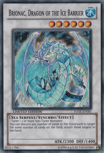 Brionac, Dragon of the Ice Barrier [H5SE-EN001] Super Rare - POKÉ JEUX