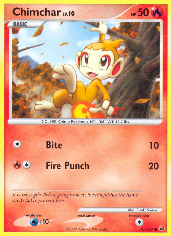 Chimchar (70/127) [Platinum: Base Set]