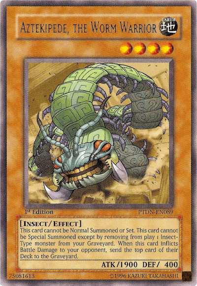 Aztekipede, the Worm Warrior [PTDN-EN089] Rare - POKÉ JEUX